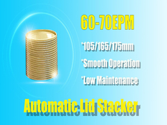 El metal automático puede haciendo voltaje del apilador 380V 50Hz de la tapa de la máquina