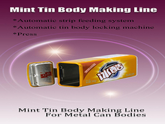 Sistema de alimentación de la tira automática automática de Tin Body Locking Machine And